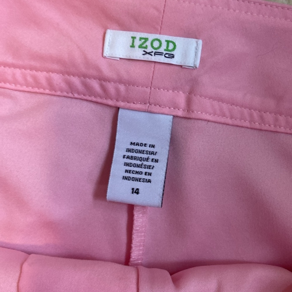 Izod Women's Skort Golf Tennis Skirt Pink Size 14 - Picture 3 of 15